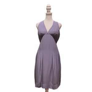 Banana Republic Silk Halter Dress
